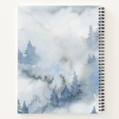 Wasserfarbe Rustikaler Wald Unsere Story Paare Notizblock (Rückseite)