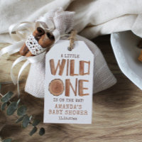 Wasserfarbe Rustikales Holz Wild One Baby Dusche