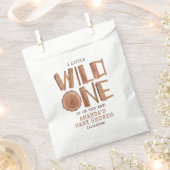 Wasserfarbe Rustikales Holz Wild One Baby Dusche Geschenktütchen (Ausgeschnitten)
