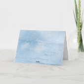 Wasserfarbe Rustikales Land Weihnachten (Rückseite)