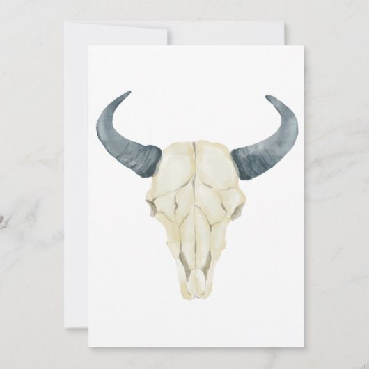 Wasserfarbe Rustikales Rodeo | Hochzeitsblumen 2 Einladung (Rückseite)