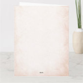 Wasserfarbe sagte sie Oui Brautparty Karte (Rückseite)