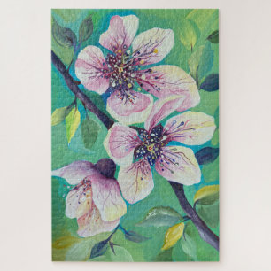 Wasserfarbe Sakura Cherry Blossom Puzzle