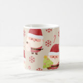 Wasserfarbe Santa Snowflake Candy Candy Cane Weihn Kaffeetasse (Mittel)