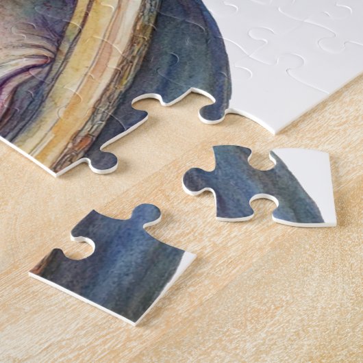 Wasserfarbe Saturn Himmelsbild Puzzle (Seite)