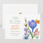 Wasserfarbe Save The Date (Vorne/Hinten)