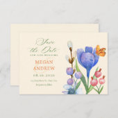 Wasserfarbe Save The Date (Vorne/Hinten)