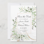 Wasserfarbe Save the Date Einladung (Vorderseite)