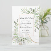 Wasserfarbe Save the Date Einladung (Stehend Vorderseite)