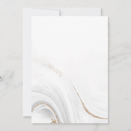 Wasserfarbe Save the Date Einladung (Rückseite)