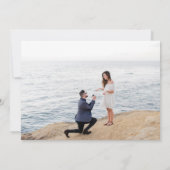 Wasserfarbe Save the Date mit benutzerdefiniertem  (Rückseite)