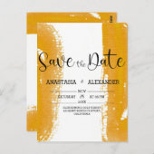 Wasserfarbe Save the Date. Save The Date Postkarte (Vorne/Hinten)