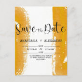 Wasserfarbe Save the Date. Save The Date Postkarte (Vorderseite)