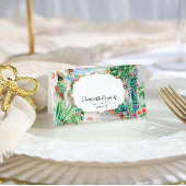 Wasserfarbe Sayulita Mexiko | Hochzeit Platzkarte