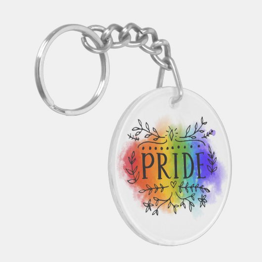 Wasserfarbe Schlüsselanhänger (Vorderseite links)