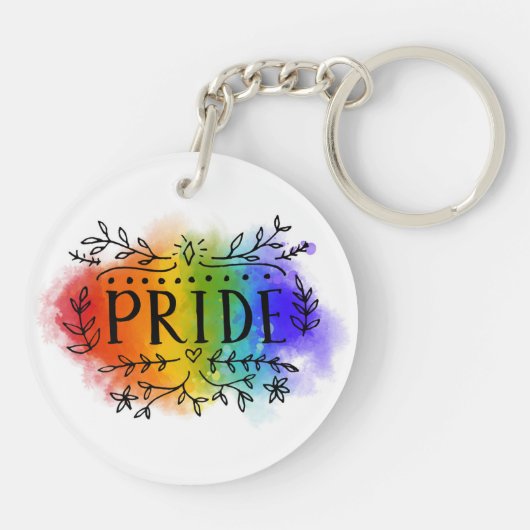 Wasserfarbe Schlüsselanhänger (Rückseite)