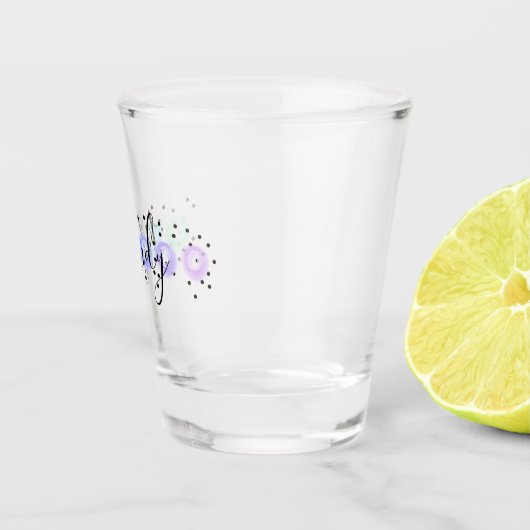 Wasserfarbe Schnapsglas (Rechts)