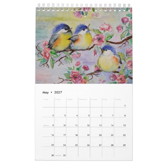 Wasserfarbe - Schöne Jahreszeiten Kalender (Mai 2027)