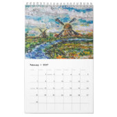 Wasserfarbe - Schöne Jahreszeiten Kalender (Feb 2027)