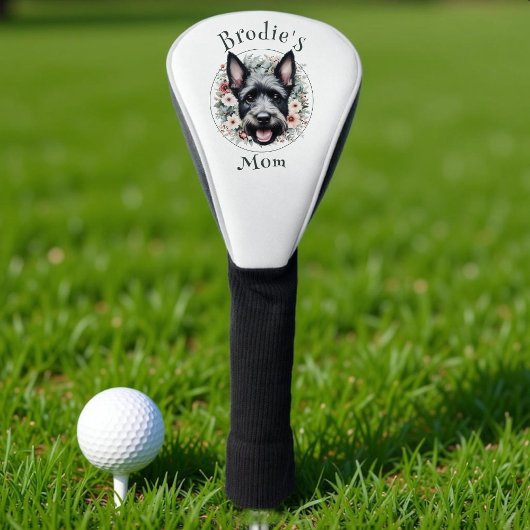 Wasserfarbe Schotte und Blumenreath Golf Headcover