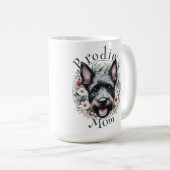 Wasserfarbe Schotte und Blumenreath Kaffeetasse (VorderseiteRechts)