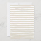 Wasserfarbe Seashell Beach Brautparty Einladung (Rückseite)