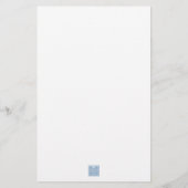 Wasserfarbe Seashell Beach House Briefpapier (Rückseite)