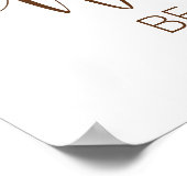 Wasserfarbe Seashell Beach House Poster (Ecke)