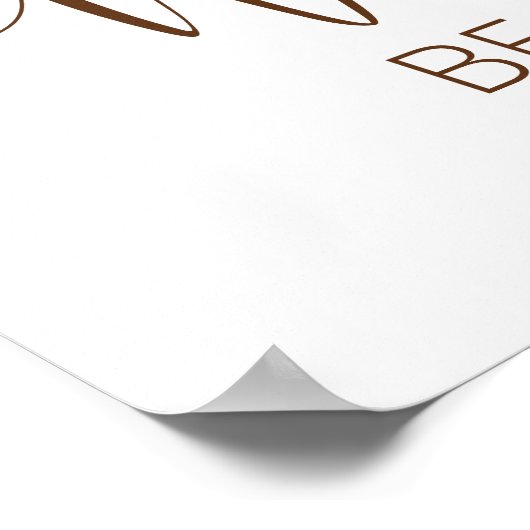 Wasserfarbe Seashell Beach House Poster (Ecke)