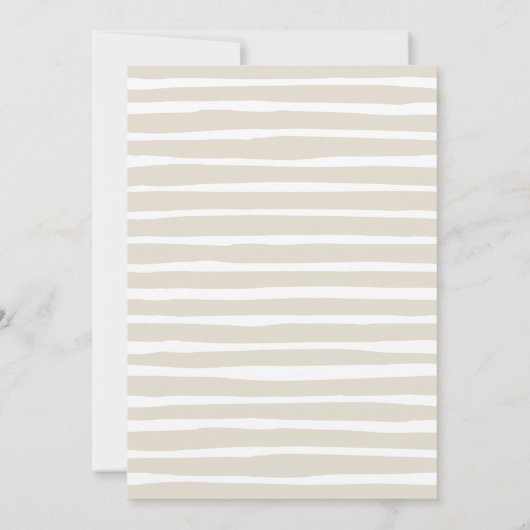 Wasserfarbe Seashell Beach Party Housewärme Einladung (Rückseite)