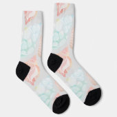Wasserfarbe Seashell Crew Socken (Rechts)