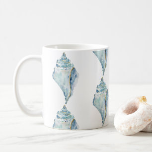 Wasserfarbe Seashell Kaffeetasse