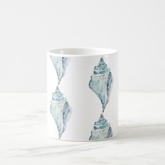 Wasserfarbe Seashell Kaffeetasse (Mittel)