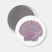 Wasserfarbe Seashell Magnet (Vorderseite/Rückseite)