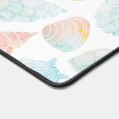 Wasserfarbe Seashell Schreibtischunterlage (Ecke)