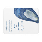 Wasserfarbe Seashell Speichern des Datumsmagazins Magnet (Horizontal)