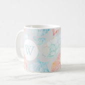 Wasserfarbe Seashell-Tasse Kaffeetasse (Vorderseite Links)