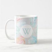 Wasserfarbe Seashell-Tasse Kaffeetasse (Links)