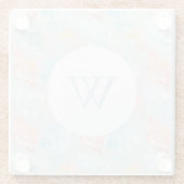 Wasserfarbe Seashell Untersetzer (Rückseite)