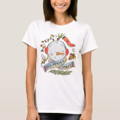 Wasserfarbe sei Merry Snowman T-Shirt (Vorderseite)