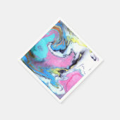 Wasserfarbe Serviette (Ecke)