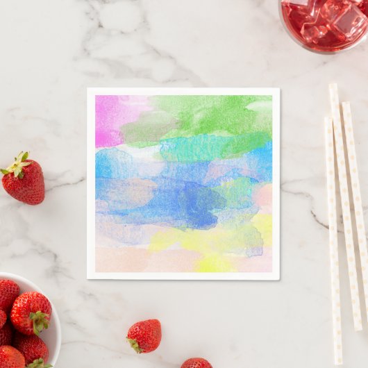 Wasserfarbe Serviette (Beispiel)