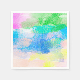 Wasserfarbe Serviette