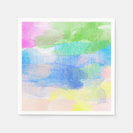 Wasserfarbe Serviette (Vorderseite)