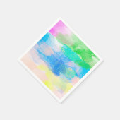 Wasserfarbe Serviette (Ecke)