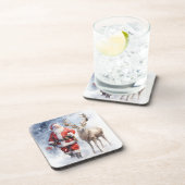 Wasserfarbe Set Santa Untersetzer (Rechte Seite)