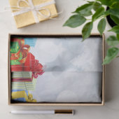 Wasserfarbe Siamese Kitten Weihnachten Seidenpapier (Geschenk)