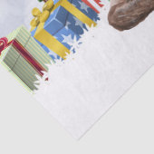 Wasserfarbe Siamese Kitten Weihnachten Seidenpapier (Detail)