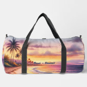 Wasserfarbe Sketch Maui Hawaii farbenfroh | Duffle Bag (Vorderseite)