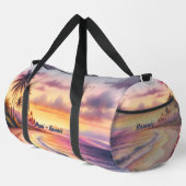 Wasserfarbe Sketch Maui Hawaii farbenfroh | Duffle Bag (Rechte Ecke)